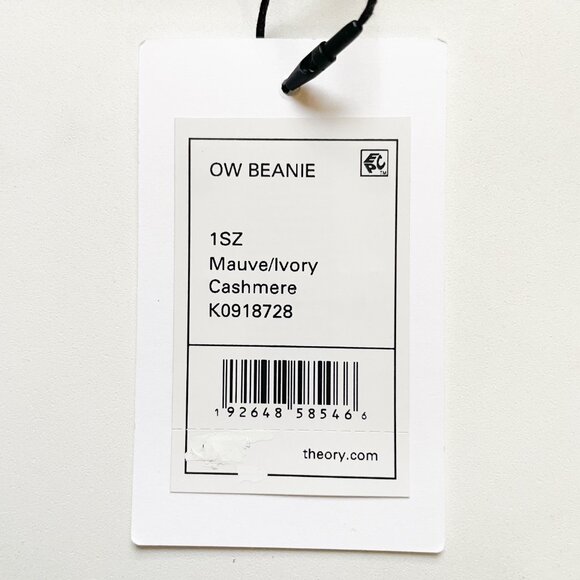 Theory Cashmere Hat and Scarf Set Mauve NEW NWT - Picture 3 of 10